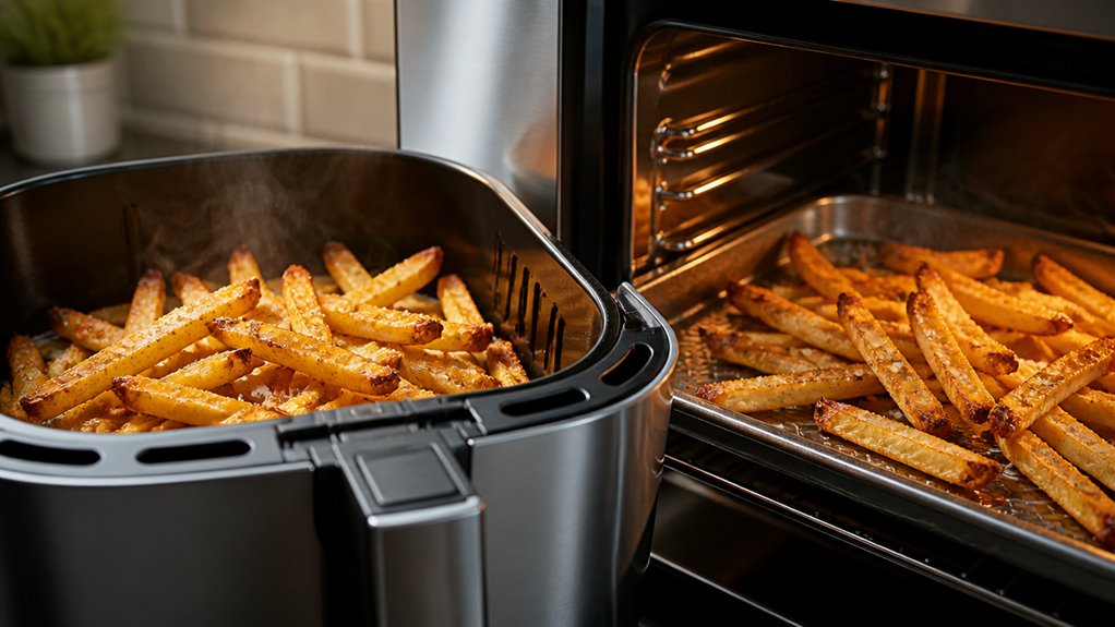air fryer cooks faster