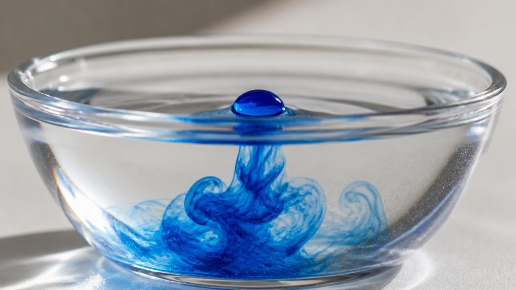 gel food coloring dissolves partially