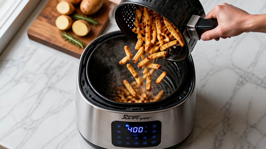 operate power air fryer correctly
