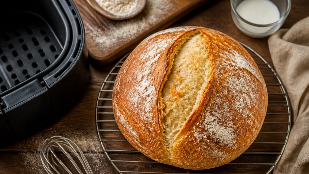 quick no yeast air fryer bread