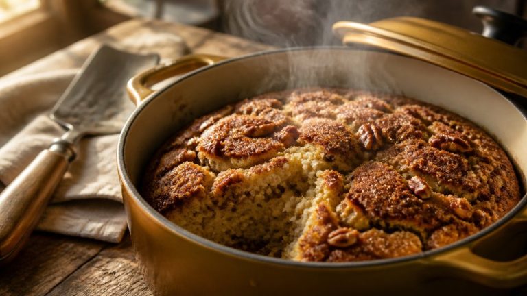 rustic dutch oven cake