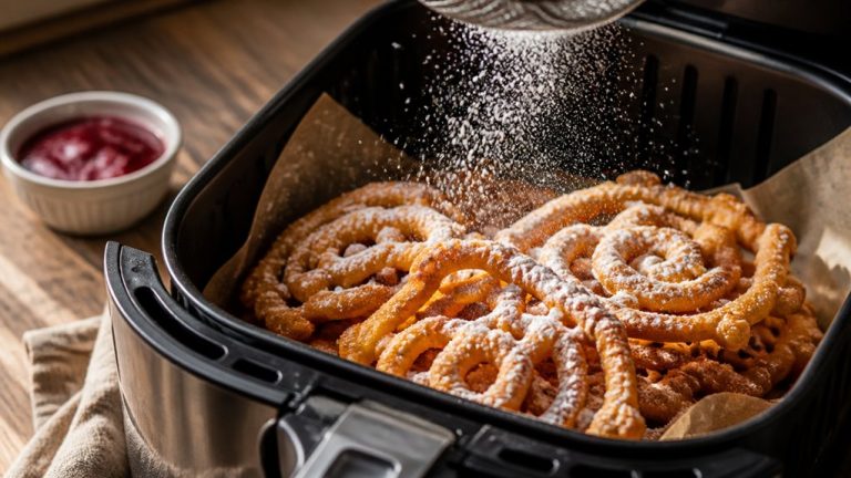 air fried funnel cake recipe