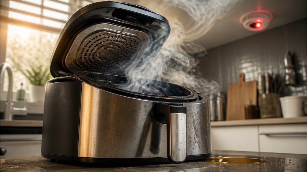 air fryer triggering smoke alarm