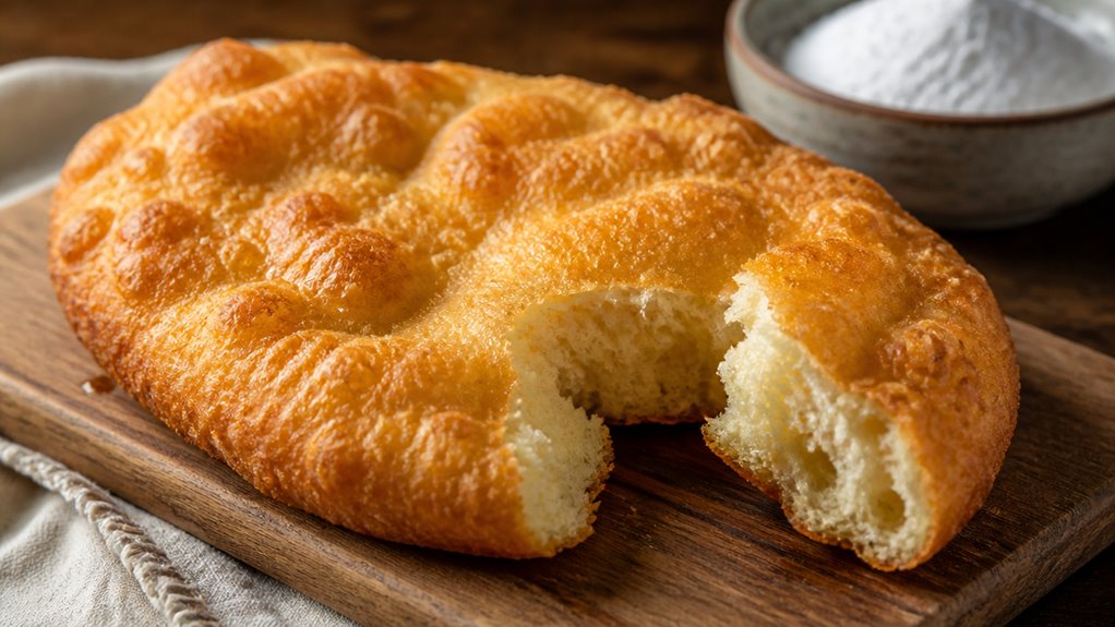 crispy air fried indigenous frybread