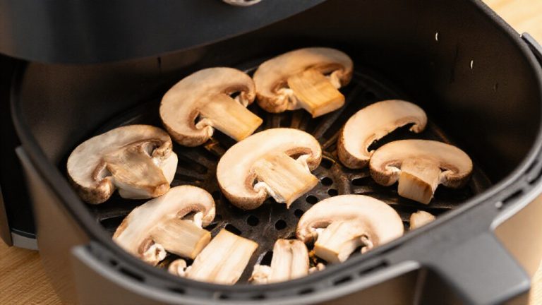 how to dehydrate mushrooms in air fryer