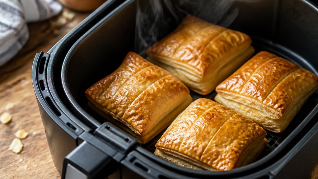 air fry puff pastry timing
