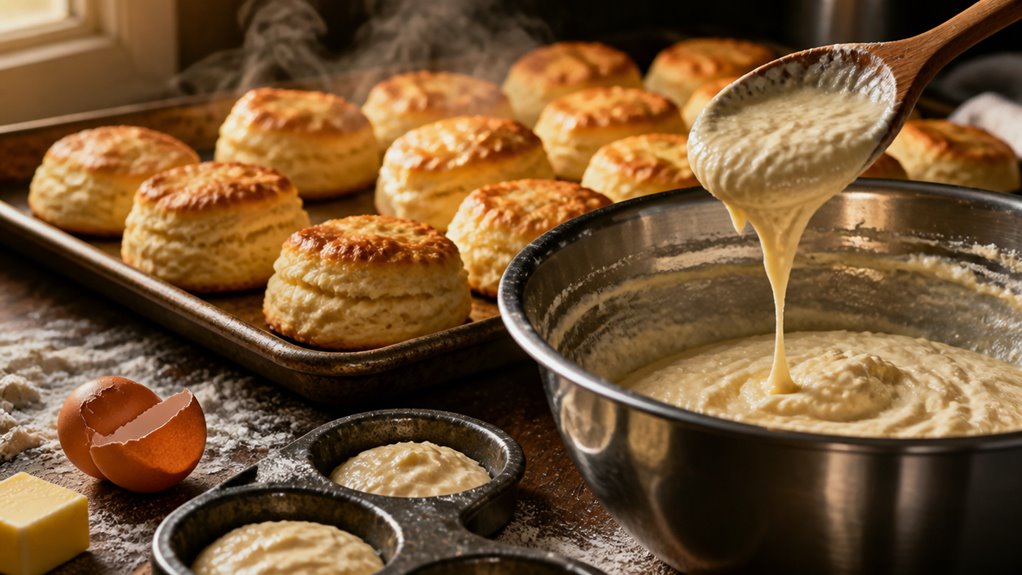 biscuits made from pancake batter