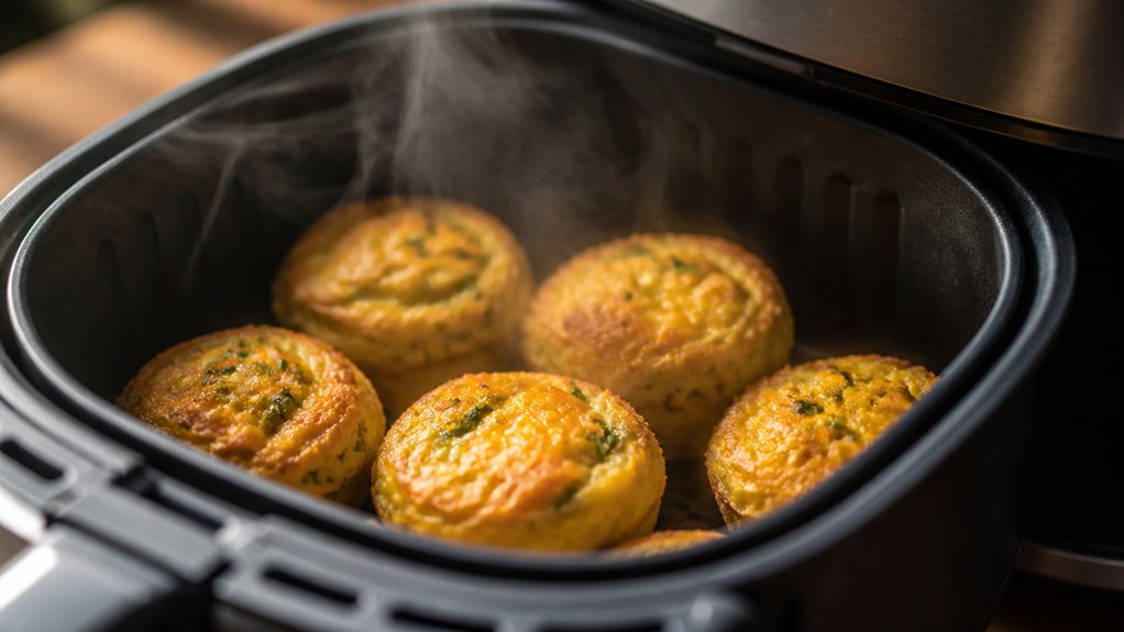 air fried cheesy egg bites