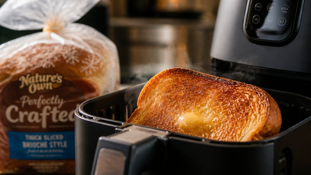 air fry frozen bread slices