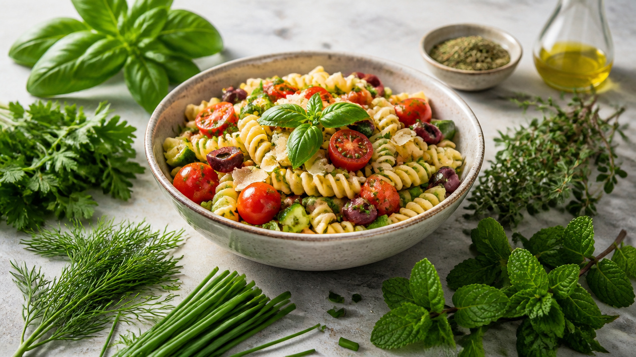 best herbs for pasta salad