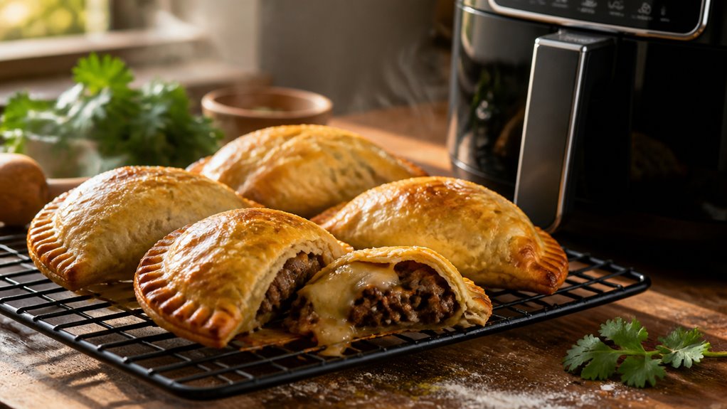 crispy air fried empanadas recipe