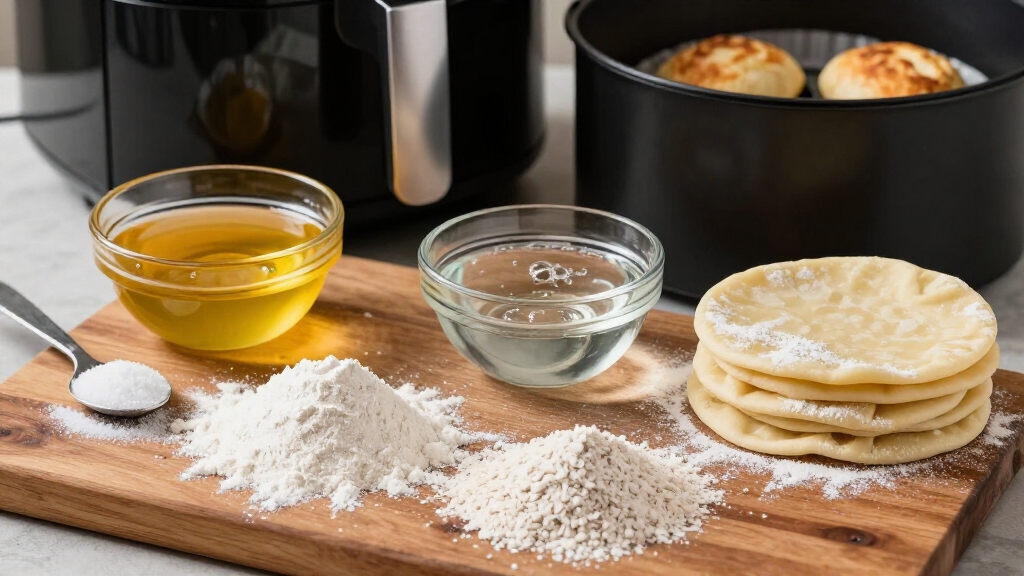 whole wheat crisp air fried puris