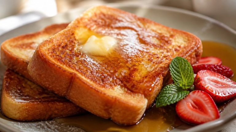 air fried cinnamon custard toast