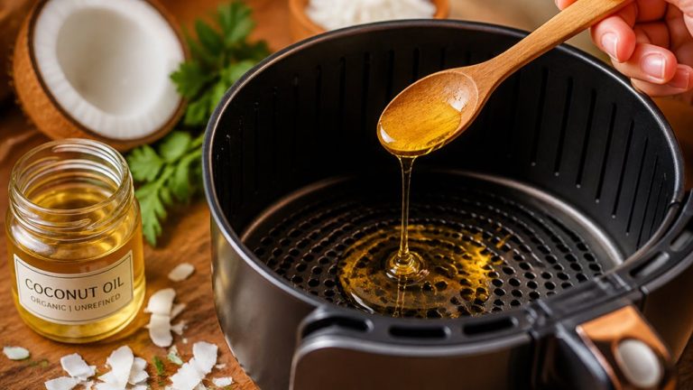 using coconut oil in airfryer